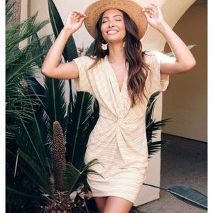 Mustard Yellow Twist Dress